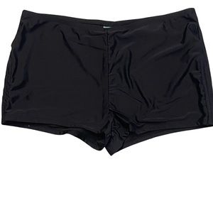 COLLECTIONS by CATALINA Black Swim Shorts Plus Size 2X (18W-20W)